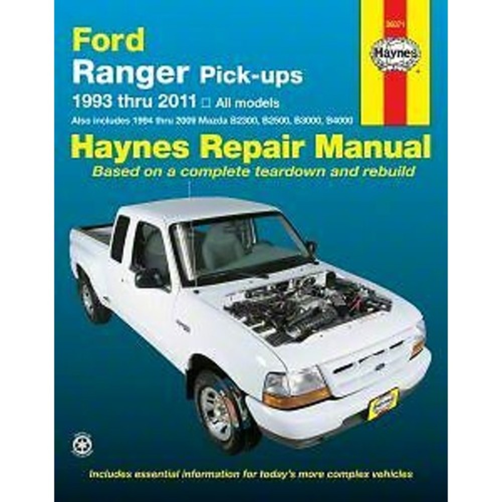 Haynes Repair Manual Ford Ranger 1993-2011 Mazda B-Series 1994-2009 36071